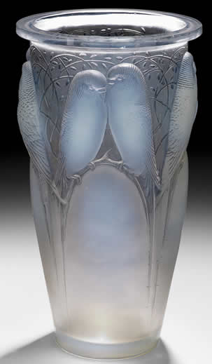 Rene Lalique Vase Ceylan