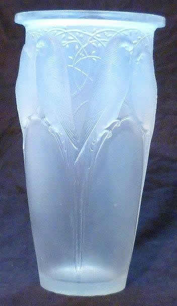 Rene Lalique Vase Ceylan