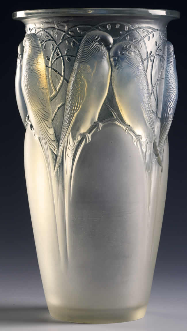 Rene Lalique Vase Ceylan