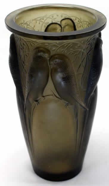 Rene Lalique Vase Ceylan