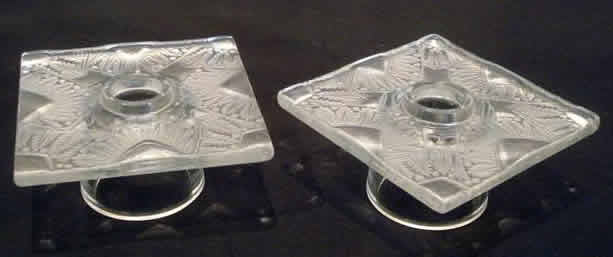 Rene Lalique Chantilly Candleholder