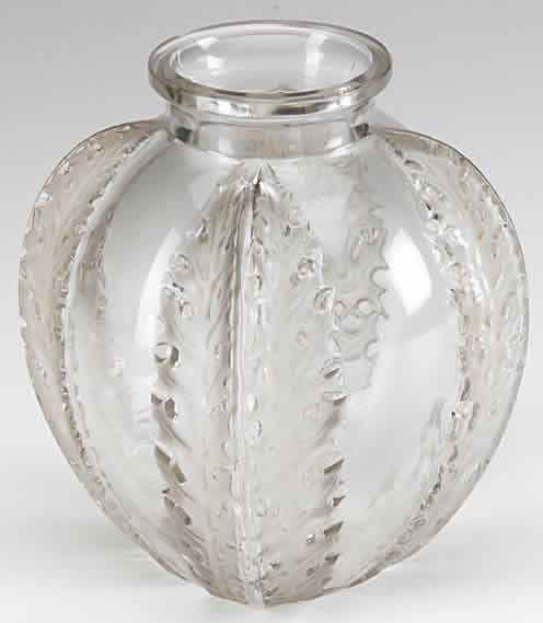 Rene Lalique Vase Chardons