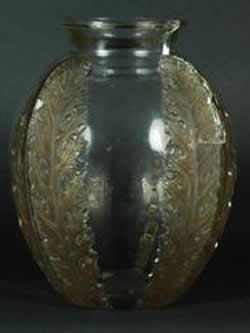 Rene Lalique Vase Chardons