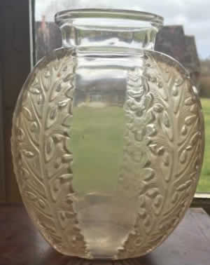 Rene Lalique Vase Chardons