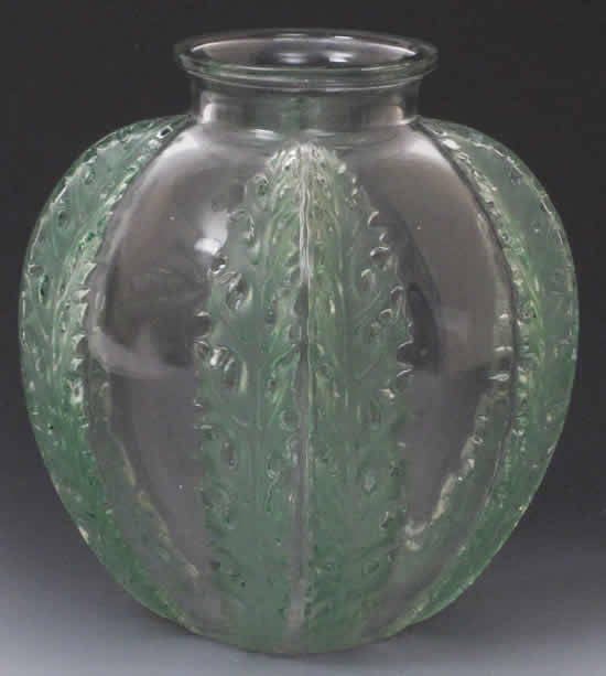 Rene Lalique Vase Chardons