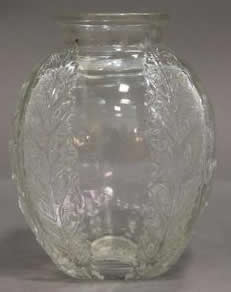 Rene Lalique Vase Chardons