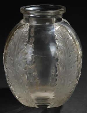 Rene Lalique Vase Chardons
