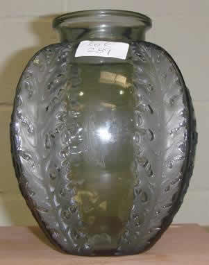 Rene Lalique Vase Chardons