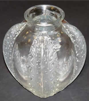 Rene Lalique Vase Chardons
