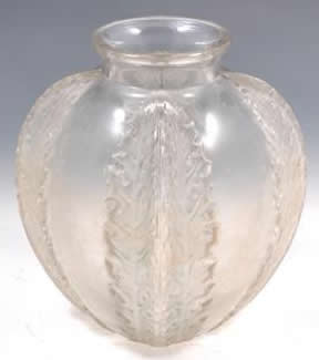 Rene Lalique Vase Chardons