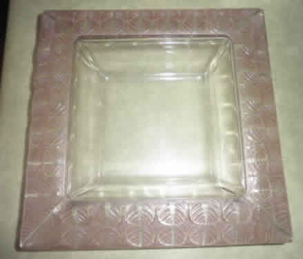 Rene Lalique Square Bowl Charme