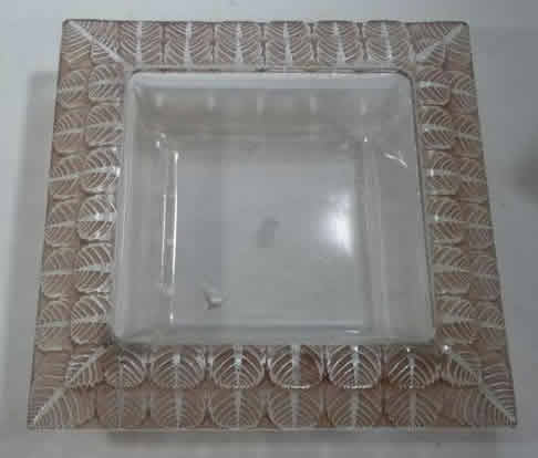 Rene Lalique Square Bowl Charme