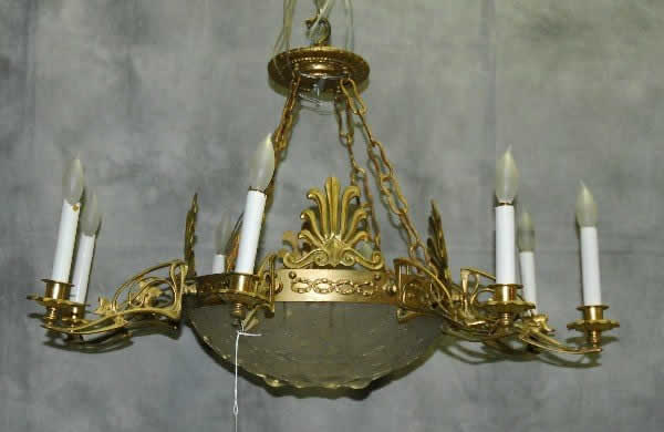 Rene Lalique Light Fixture Charmes