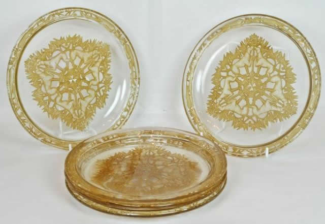 Rene Lalique Plate Chasse Chiens