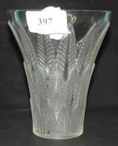 Rene Lalique Vase Chataignier
