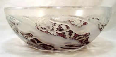 Rene Lalique Bowl Chiens