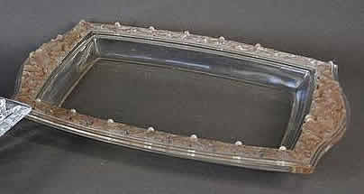 Rene Lalique Tray Chene