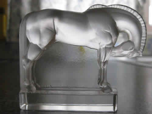 Rene Lalique Paperweight Cheval