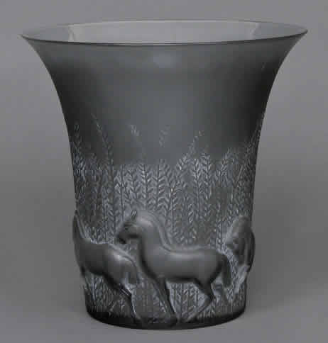 Rene Lalique Vase Chevaux