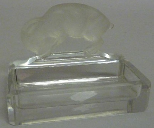 Rene Lalique Chevre Ashtray
