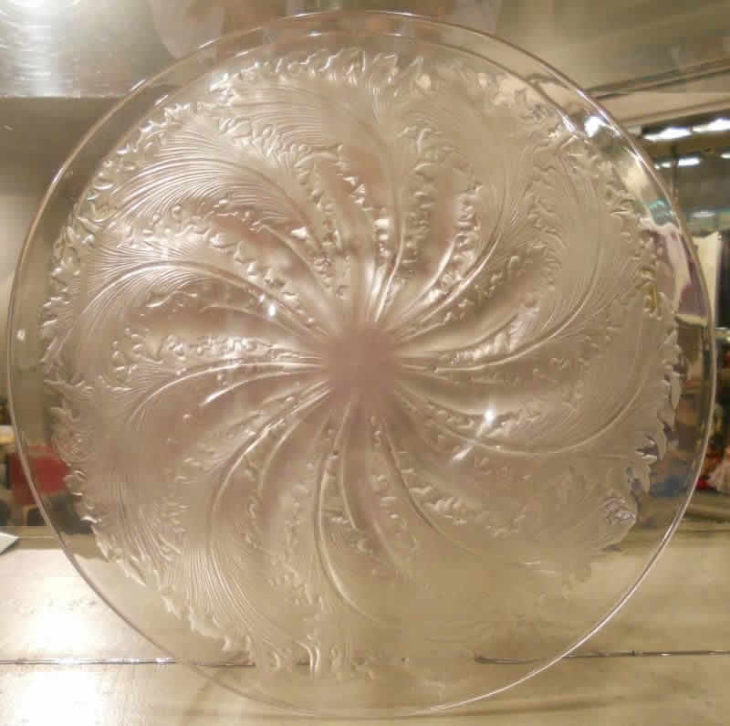 Rene Lalique Plate Chicoree
