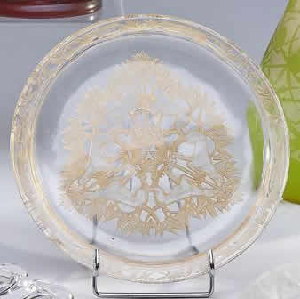 Rene Lalique Plate Chiens