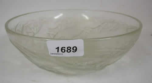 Rene Lalique Bowl Chiens