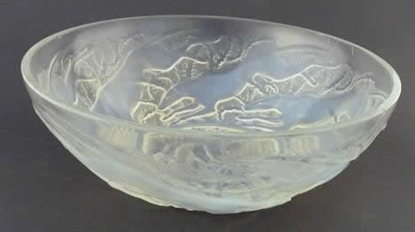 Rene Lalique Bowl Chiens