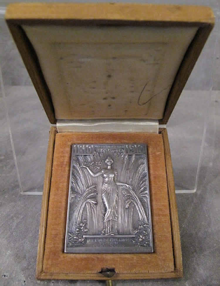 Rene Lalique Medal Chile Independence Centennial Anniversary