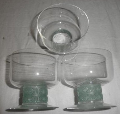 Rene Lalique Stemware Chinon