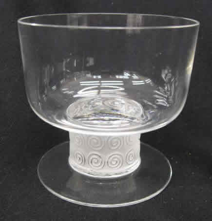 Rene Lalique Champagne Glass Chinon
