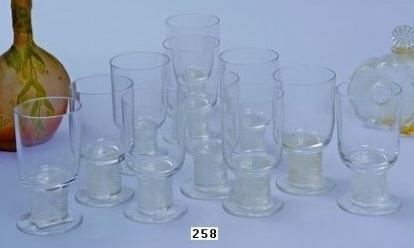 Rene Lalique Glass Chinon