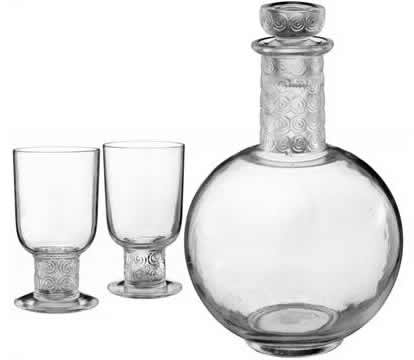 Rene Lalique Tableware Chinon