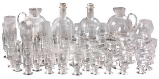 Rene Lalique Tableware Chinon