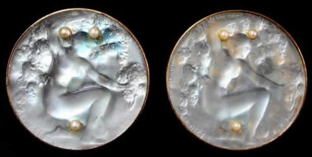 Rene Lalique Cufflink Chose Promise