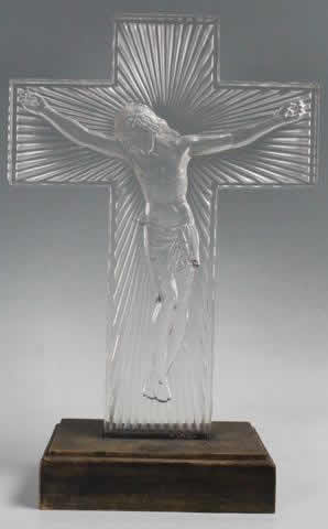Rene Lalique Statue Christ