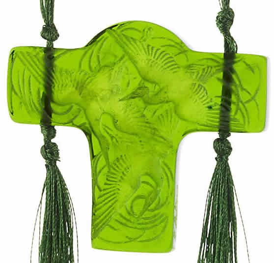 Rene Lalique Cigognes Pendant