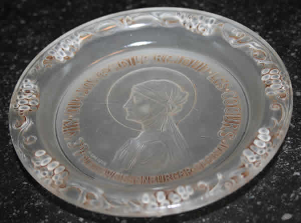 Rene Lalique Bottle Coaster Clos Sainte-Odile