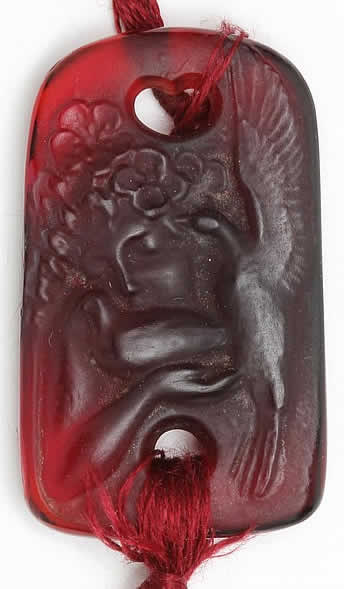 Rene Lalique Pendant Colombes