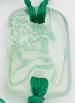 Rene Lalique Pendant Colombes