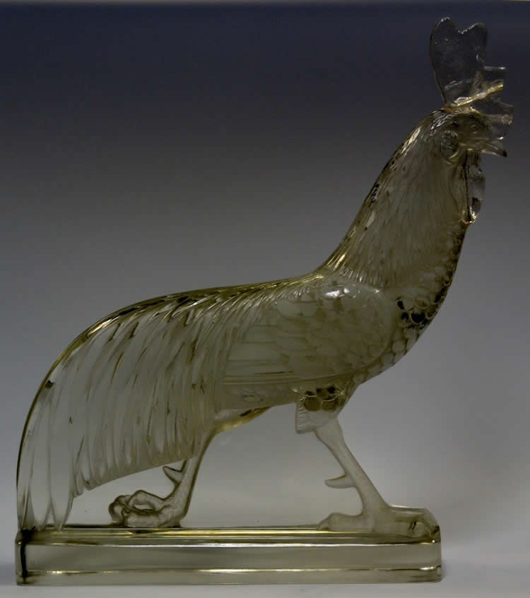 Rene Lalique Decoration Coq De Jungle
