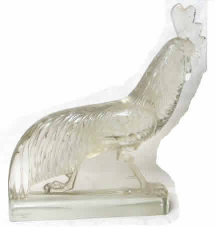 Rene Lalique Decoration Coq De Jungle