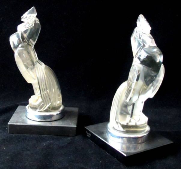 Rene Lalique Coq Houdan Bookend