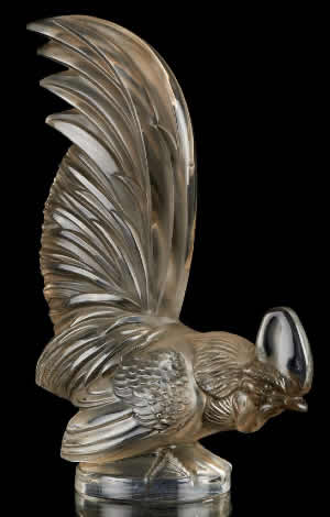 Rene Lalique Car Mascot Coq Nain