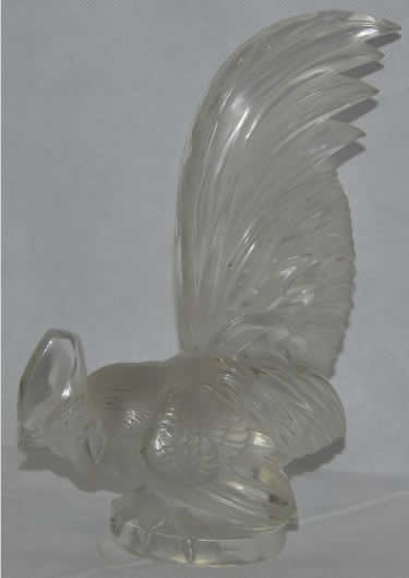 Rene Lalique Hood Ornament Coq Nain