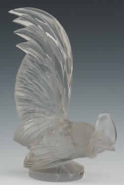 Rene Lalique Hood Ornament Coq Nain