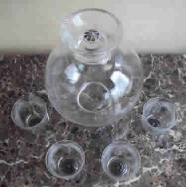 Rene Lalique Carafe Coquelicot