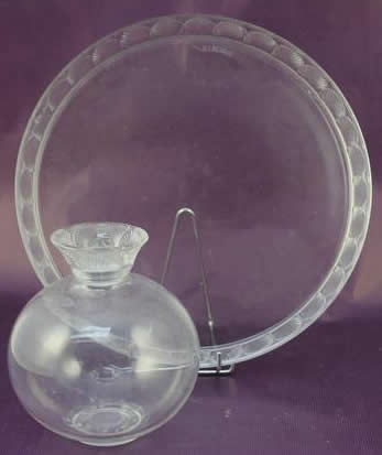 Rene Lalique Platter Coquelicot