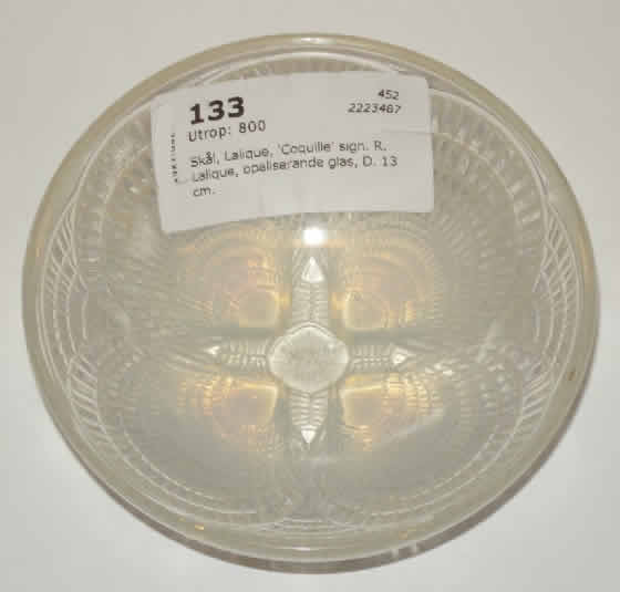 Rene Lalique Bowl Coquilles