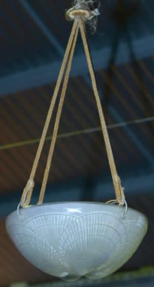 Rene Lalique Light Fixture Coquilles